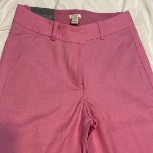 NWT J Crew Pink Trouser Pant